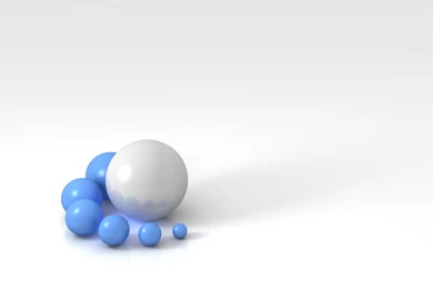 Wallpapers Abstract White Ball D Wallpapers Elegant Free Desktop ...