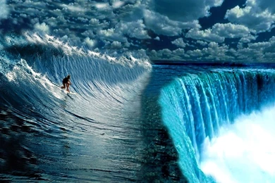 3D: Surfing Niagra Fall Amazing HD Wallpapers For High Resolution ...