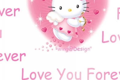 Hello Kitty Love You Forever Apple Iphone Wallpapers Free 640x960 ...