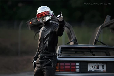 Daft Punk Delorean : Wallpapers