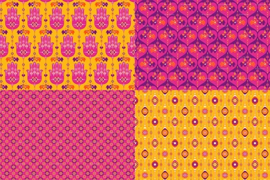 Hamsa Fabric, Wallpapers & Gift Wrap   Spoonflower