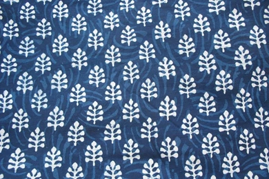 Indian Cotton Fabric Vegetable Dye Fabric Block By TheDelhiStore