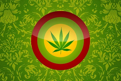 Green Logo Weed Wallpapers
