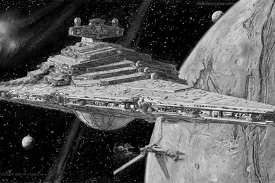 Star Destroyer Star Wars Spaceship Sci fi Space Wallpapers ...
