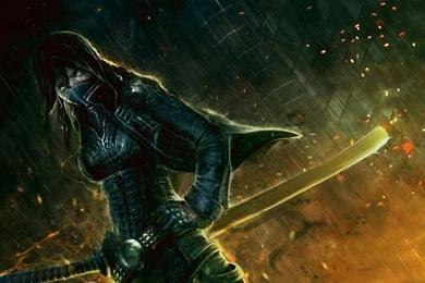 Rain Sword Drawing Anime HD Wallpaper,cartoon/comic HD Wallpapers ...