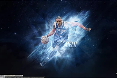 Carmelo Anthony 'Playoff Push' (WALLPAPER)