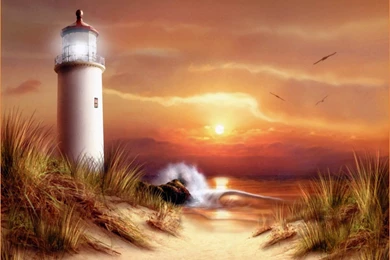 Lighthouse Painting : Beautiful Lighthouses Pictures, Lighthouses ...