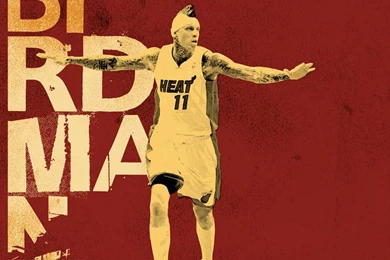Chris Andersen — Birdman Jersey — Miami HEAT — Miami Heat Name ...