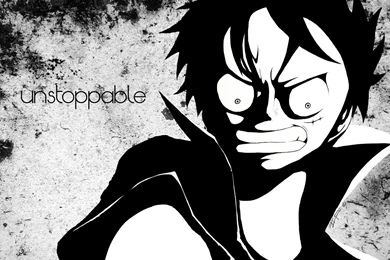 I'm Unstoppable   One Piece Luffy PC Wallpapers By GoldenPaintBrush ...