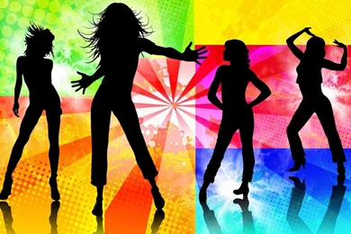 DANCERS WALLPAPER   (