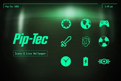 Theme] Pip Tec   Fallout/Pip Boy Theme