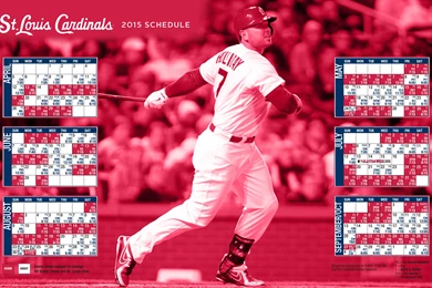 St. Louis Cardinals 2015 MLB Schedule Wallpapers