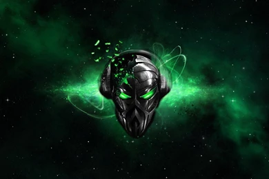 Destruction Destroyed Glowing Alienware Alien Black Backgrounds ...