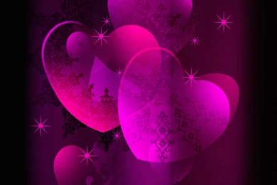 Samsung Galaxy S III, S3 Decal Skin   Purple Hearts