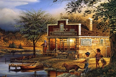 Art Painting : Terry Redlin Outdoor Themes Art Painting   Terry ...