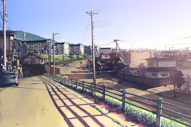 Cityscapes Town Realistic Wallpapers   (