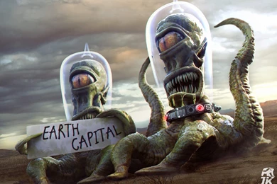 Kang And Kodos Realistic Wallpaper. Creepy. (x Post R/wallpapers ...