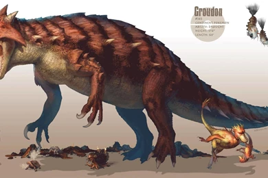 Art Artwork Magmar Groudon Torkoal Magcargo Realistic Wallpapers ...