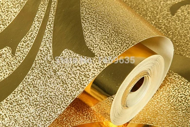 Online Buy Wholesale Silver Foil Wallpapers From China Silver Foil ...