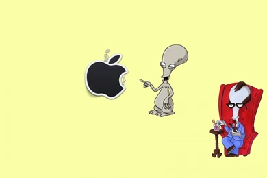 Download Wallpapers 2560x1600 Roger, American Dad, Apple, Art ...