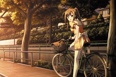 Beautiful Anime School Girls