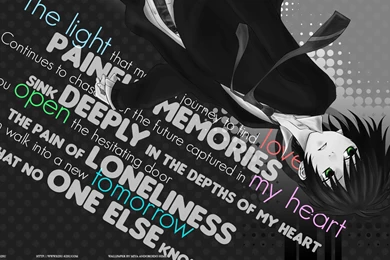 Brunettes Texts School Uniforms Typography Green Eyes Nabari No Ou ...