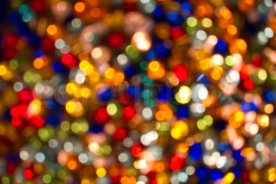 Glitter Of Color Christmas Lighting Backgrounds