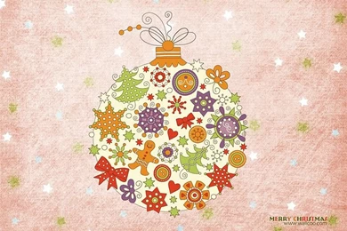 Vector Art Of Colorful Christmas Ball Wallpapers (1920+1600 ) 10 ...