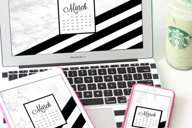 Make Your Own Luck This March With My Free Tech Wallpapers ...