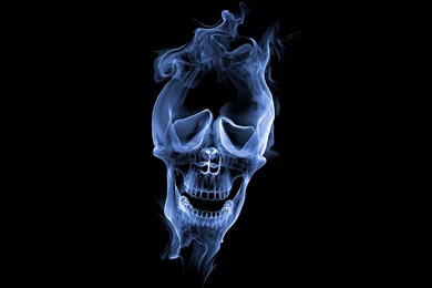 Blue Skull   Flikie Wallpapers