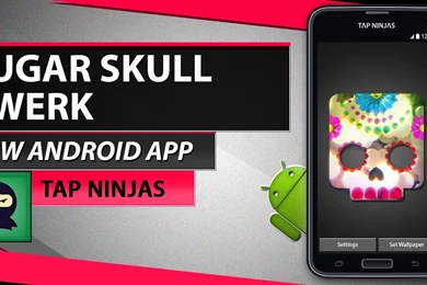 Free Live Wallpapers   Sugar Skull Twerk Ing   LWP Android Mobile ...