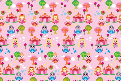 WallCandy Arts French Bull 2.17' X 26" Princess Wallpapers