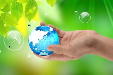 Gorgeous Green Energy Vector HQ Earth Wallpapers ...