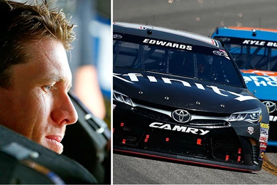 Carl Edwards Bumps Kyle Busch Aside In Final Dash To Richmond ...