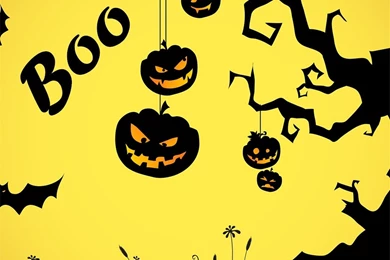 Moon And Tree 2015 Halloween Boo iPhone 6 Plus Wallpapers ...