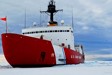 Ship Icebreaker Us Coast Guard Cutter Polar Sea Rests