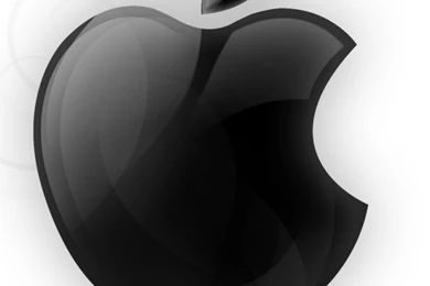 640x960 Black Apple Logo Iphone 4 Wallpapers
