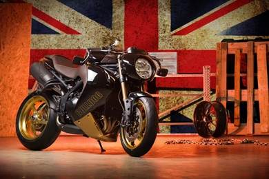 Triumph Speed ​​three Bulldog Custom Edition Motorcycle Wallpapers ...