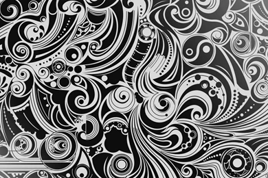 Download Wallpapers 960x544 Black, White, Pattern, Shape, Patterns ...