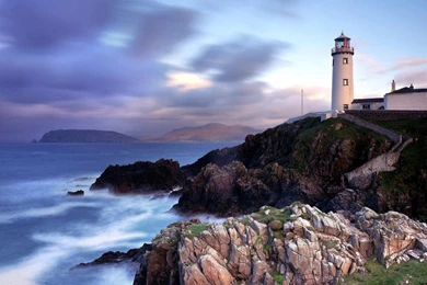 Wallpapers Ireland Fanad Screen House Donegal Light Lighthouse ...