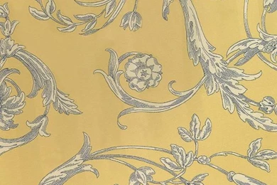 Yellow Scroll Wallpapers By Sanderson