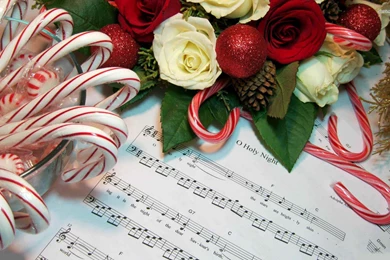 Christmas Carol Music Sheet Wallpapers » WallDevil   Best Free HD ...
