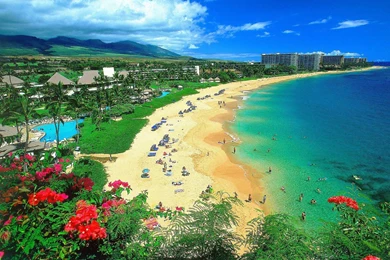 Kaanapali Beach Maui Hawaii Free Wallpapers In Free Desktop