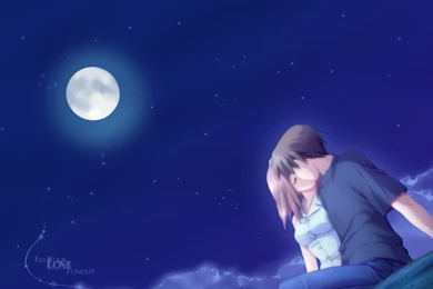 Lovely Good Night Romantic Couple Kisses