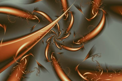 Fractal Art By Vicky, Copper Whirl Wallpapers