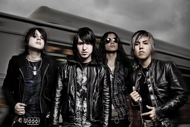 Escape The Fate Band Clothes Haircuts Train