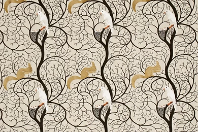 Squirrel & Dove By Sanderson : Wallpapers Direct
