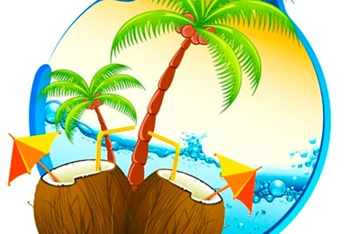 Tropical Elements Backgrounds Vector 03   Vector Backgrounds ...
