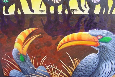 Elephants Africa Art Wallpapers