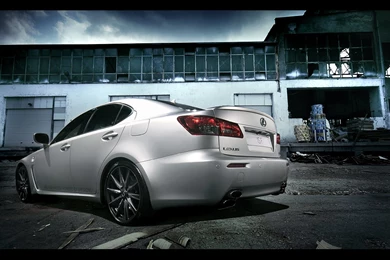 Lexus IS F, Wallpaper, Silver, Car, Rear View